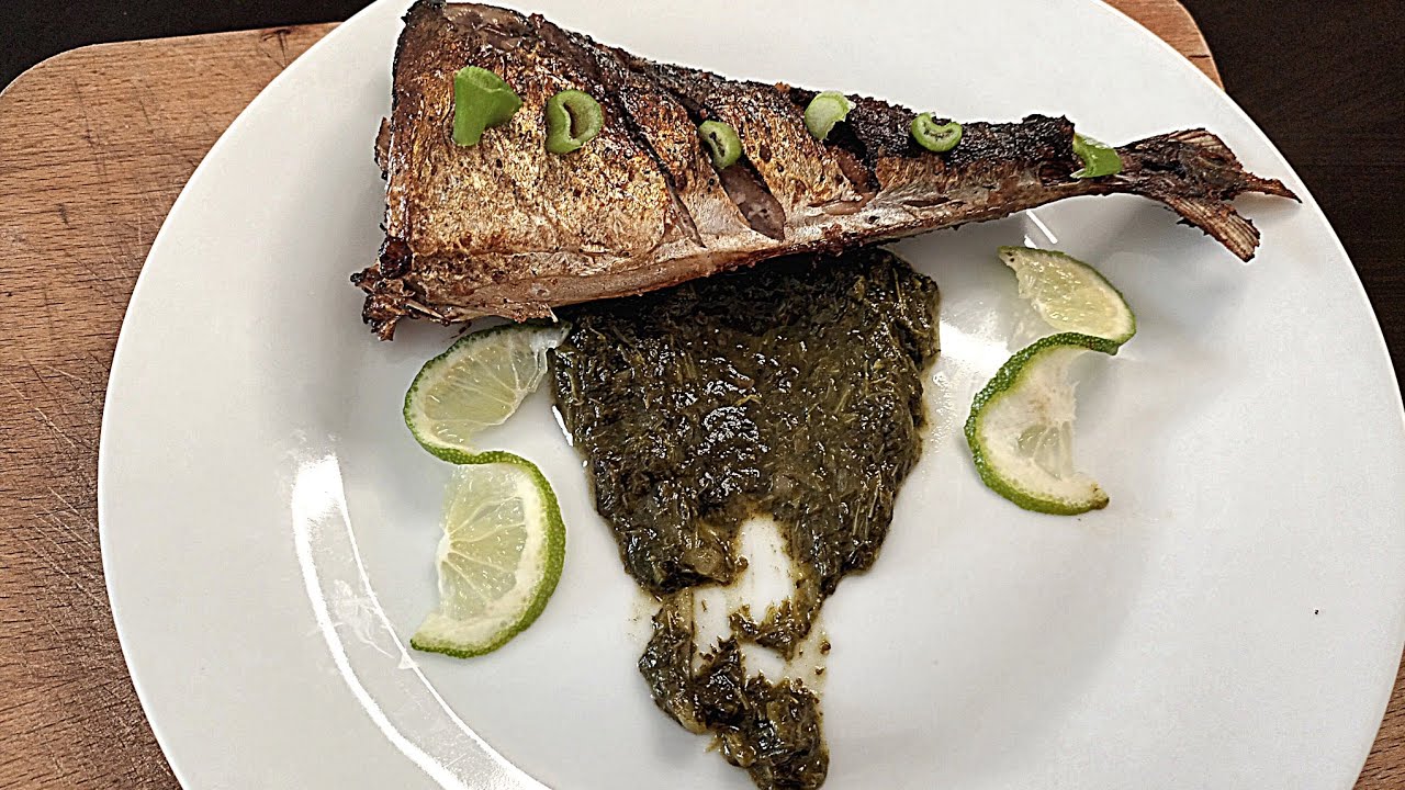 Oseille avec poisson grillé